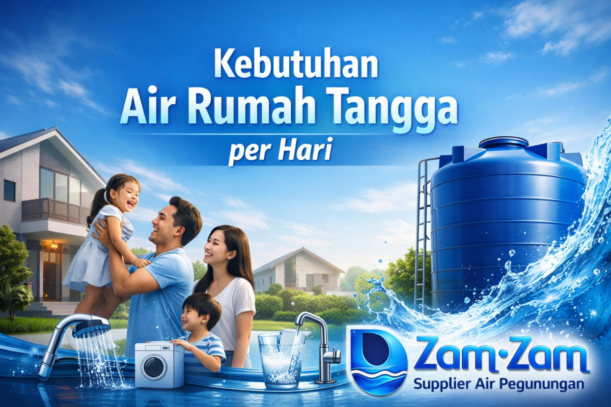 kebutuhan air rumah tangga
