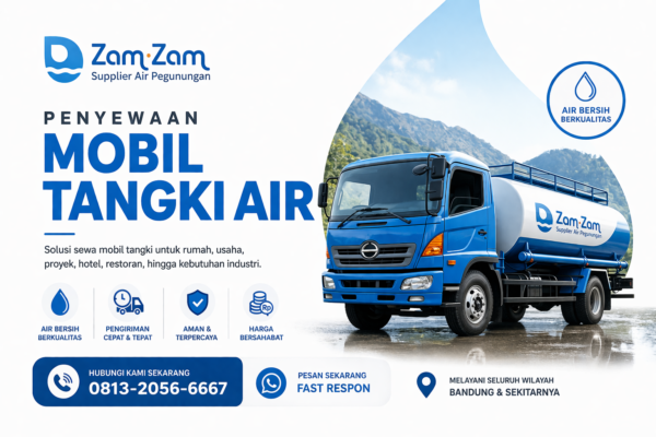 Penyewaan Mobil Tangki Terpercaya di Bandung