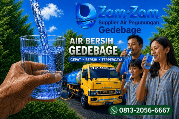 supplier air bersih gedebage